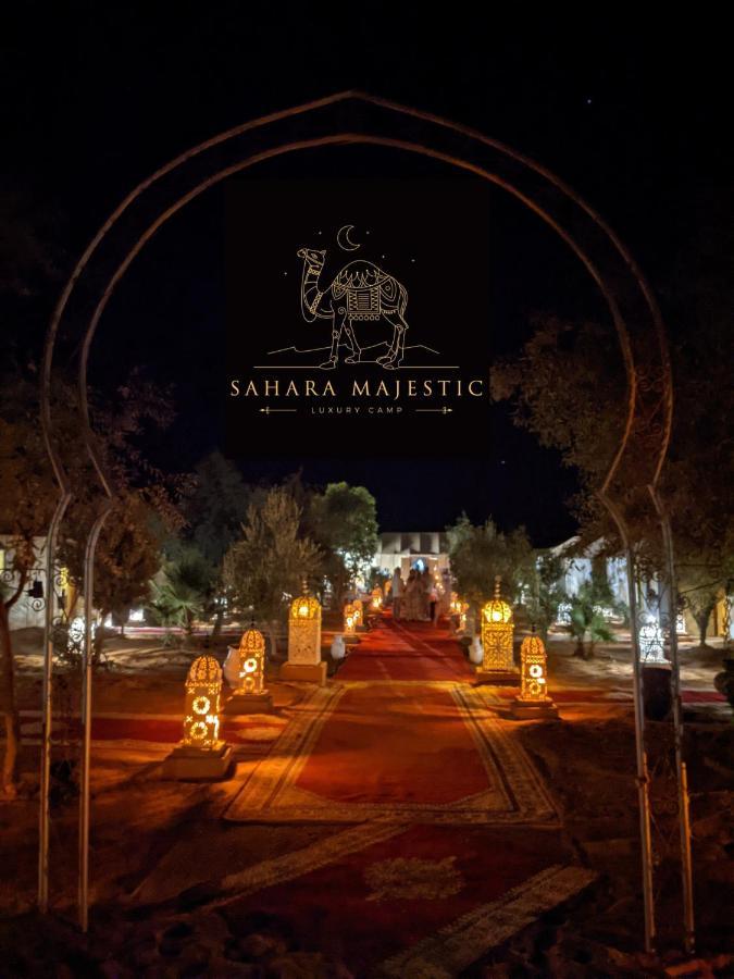 Hotel Sahara Majestic Luxury Camp Merzouga Exteriér fotografie Sahara Majestic Luxury Camp
