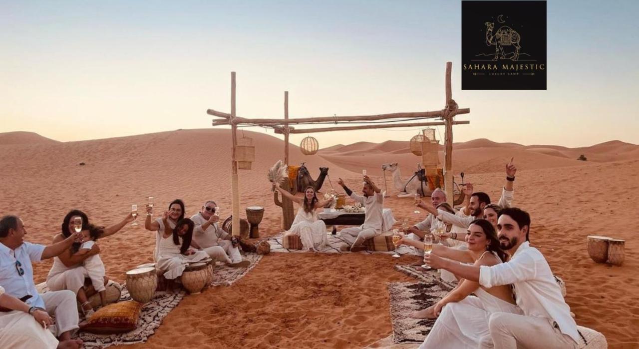 Hotel Sahara Majestic Luxury Camp Merzouga Exteriér fotografie Desert safari